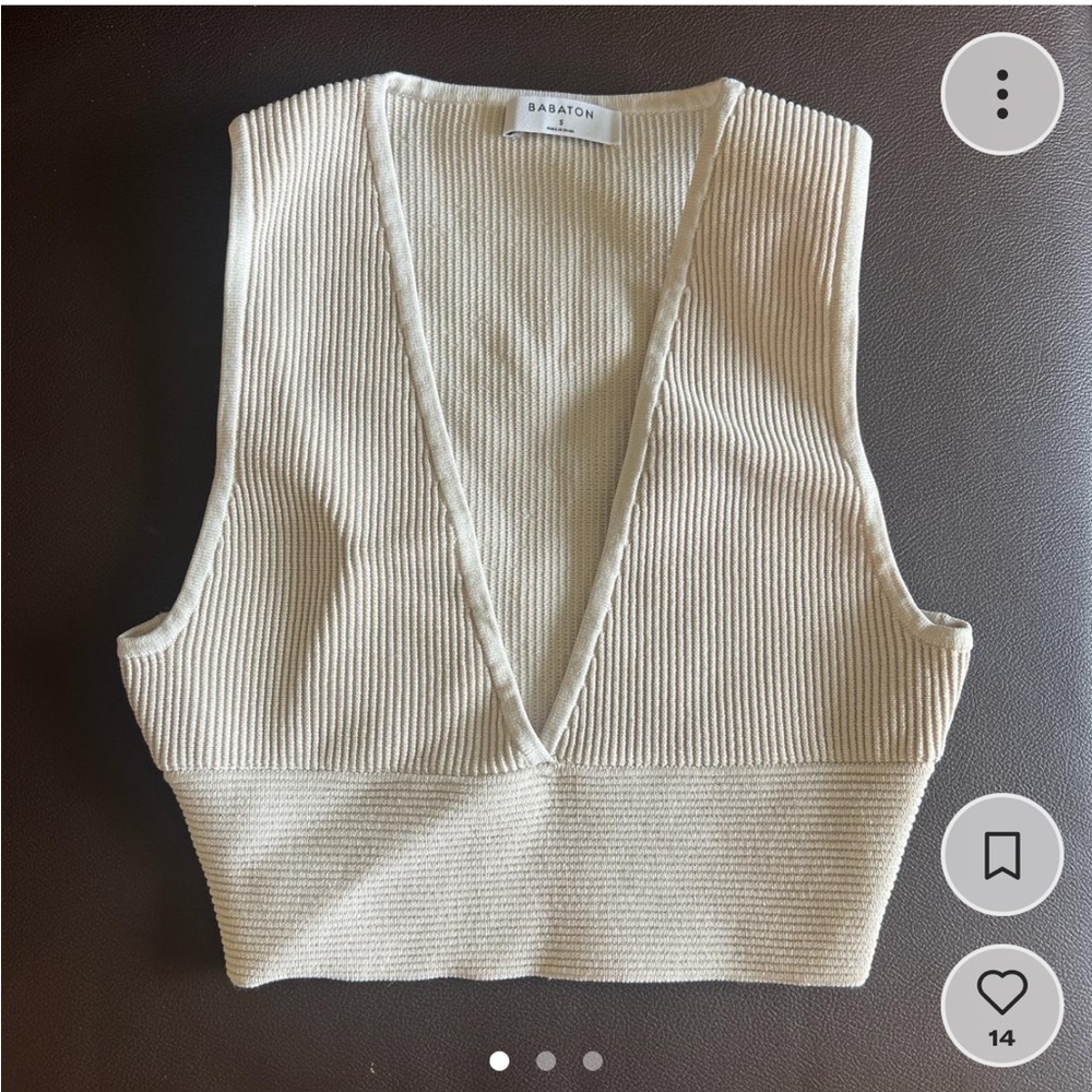 Aritzia Babaton Sculpt Knit Tank